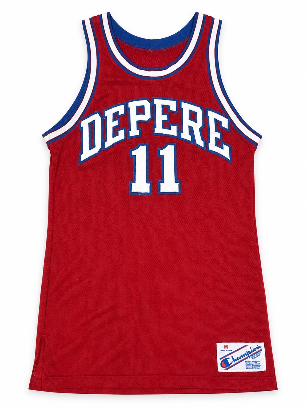 Vintage 80s/90s Champion De Pere #11 Basketball Jersey Made in USA M